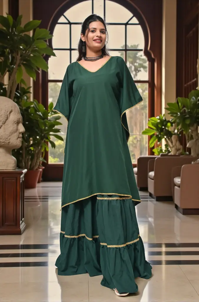 Diyaz Kaftan Sharara Set