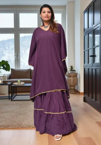 Diyaz Kaftan Sharara Set