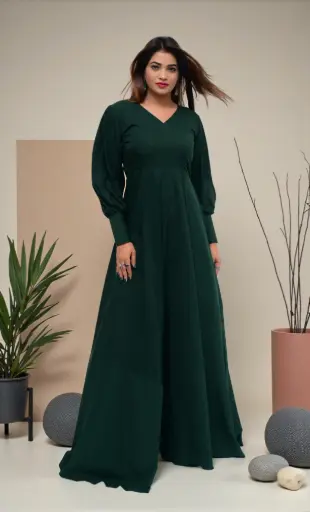 Diyaz V-Neck Cuff Dress